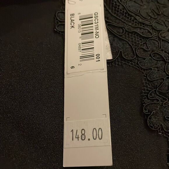 Maggie London Dress NWT Lace Sheath Details Size 6 - Picture 8 of 11